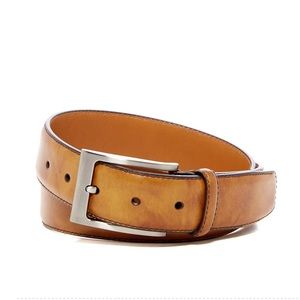 Magnanni Square Buckle Leather Belt